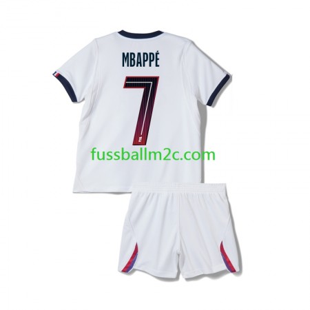 Fußballtrikots Paris Saint-Germain Kylian Mbappé 7 Kinder Auswärts Trikotsatz 2026-2027 Fußballtrikots Paris Saint-Germain Kylian Mbappé 7 Kinder Auswärts Trikotsatz 2026-2027